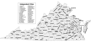 Map of Virginia Counties and Independent Cities.svg