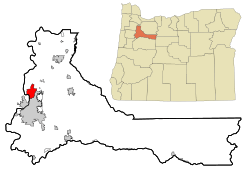 Location in Marion County, Oregon
