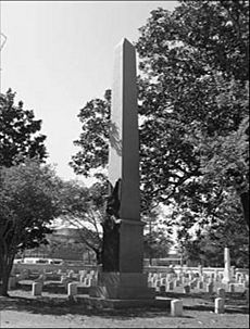 Massachusetts Monument by John Wilson Baton Rouge National Cemetery