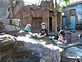 Mesa-Arizona Museum of Natural History-Jaydon, Analuisa and Nina Gold Panning-2