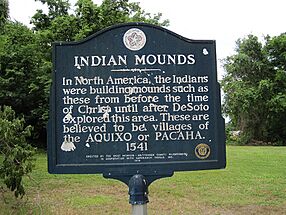 Mound City AR historical marker 001