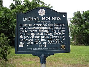 Mound City AR historical marker 001