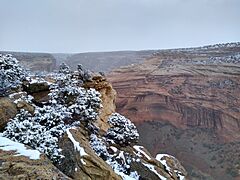 Mummy Cave with snow