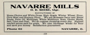 Navarre Mills - Navarre Ohio 1915f