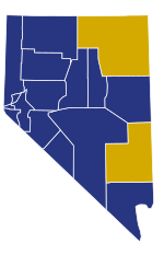 Nevada Republican Presidential Caucuses Election Results by County, 2016