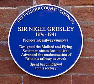 Nigel Gresley blue plaque