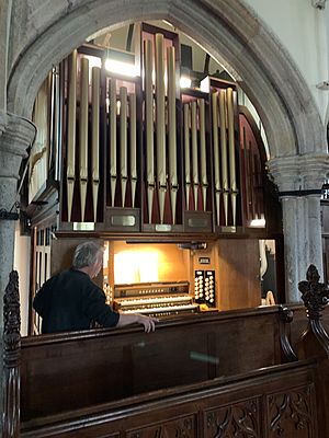 Pipe organ in St Andrew's Church, Buckland Monachorum