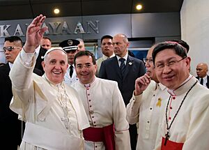 Pope Francis Arrival Villamor Airbase 3