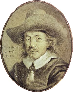 Portrait of Nicolaes Berchem by Jan Stolker