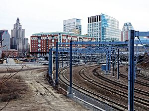 Providence station tracks
