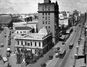 Queensland State Archives 2 Brisbane central business district looking south from the corner of Queen and Eagle Streets Brisbane October 1926
