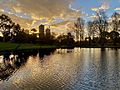 Rymill Park at sunset