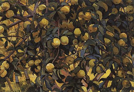 Serebriakova apples-on-the-branches-1910