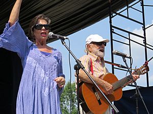 Sharon and Bram at the 2017 Peterborough Folk Festival