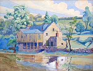 Snuff Mill, Juniper Green by Edwin G Lucas, 1936