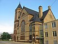 St. John's Lutheran in Springfield, northwestern corner, closeup