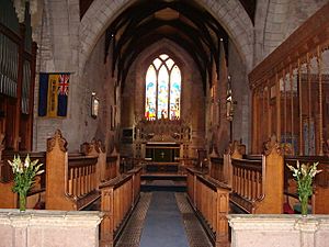 St Edmund's church Crickhowell - interior - geograph.org.uk - 1395400