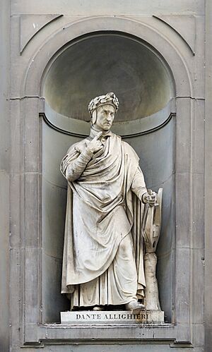 Statue of Dante Alighieri (Uffizi)