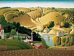 Stone City Iowa 1930 Grant Wood