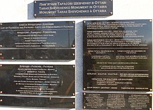 Taras Shevchenko Monument in Ottawa 2