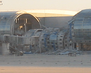 Terminal 2E CDG collapse