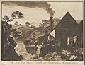 The Iron Forge between Dolgelli and Barmouth in Merioneth Shire, Plate 6 of XII Views in North Wales MET DP104271