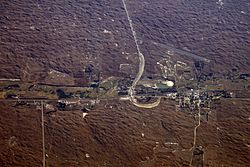 Aerial view of Thedford