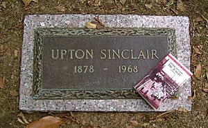 Upton Sinclair grave