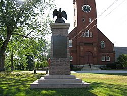 War Monument by renowned sculptor John A. Wilson, Dudley, Massachusetts