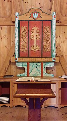 Washington Island Stavkirke chancel