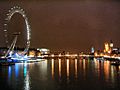 Westminster bridge night