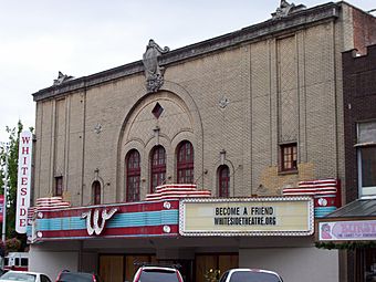 Photograph of a downtown theater
