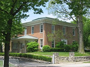 William Lawrence House, Bellefontaine, southeastern angle