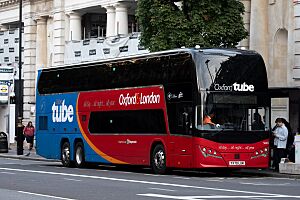 YX70LUW Stagecoach in Oxfordshire Oxford Tube 50532 Volvo B11RLET with Plaxton Panorama Elite bodywork