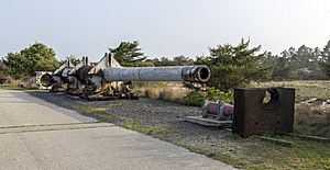 16-inch gun Fort Miles DE1
