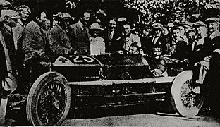 1924-06-09 Ascari Bazzi vainqueur du circuit de Crémone sur Alfa Romeo P2