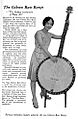 1930's Gibson bass banjo ad