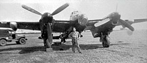 492d Bombardment Group Black Painted de Havilland DH98 Mosquito