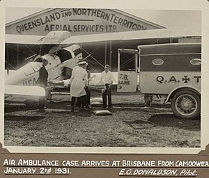 Air ambulance QANTAS Brisbane 1931