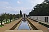 American Cemetery, Cambridge - reflecting pools, tablets of the missing and memorial chapel.jpg