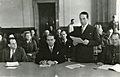 At a solemn session in Berlin, the representatives of the various nations handed over to the Tribunal their indictments for the Nuremberg Trials