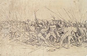 Battle Scene, by Hans Holbein the Younger