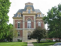Benton County Courthouse in Fowler, Indiana.