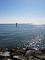 Chesapeake Bay from Fort Monroe seawall