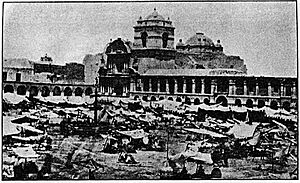 Church of La Compañia in 1867 (Arequipa, Peru)