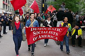 Democratic Socialists Occupy Wall Street 2011 Shankbone