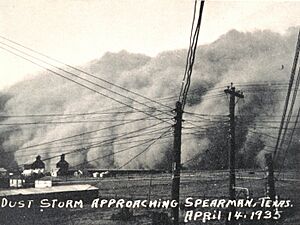 Dust storm in Spearman,Texas, Wea01422
