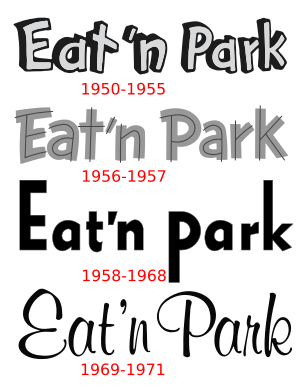 Eat'n Park Restaurants Historic Logos 1950-1971