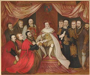 Edward VI granting the Royal Charter to Bridewell Hospital