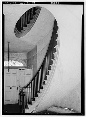 FOOT OF STAIRS - Ware-Sibley-Clark House